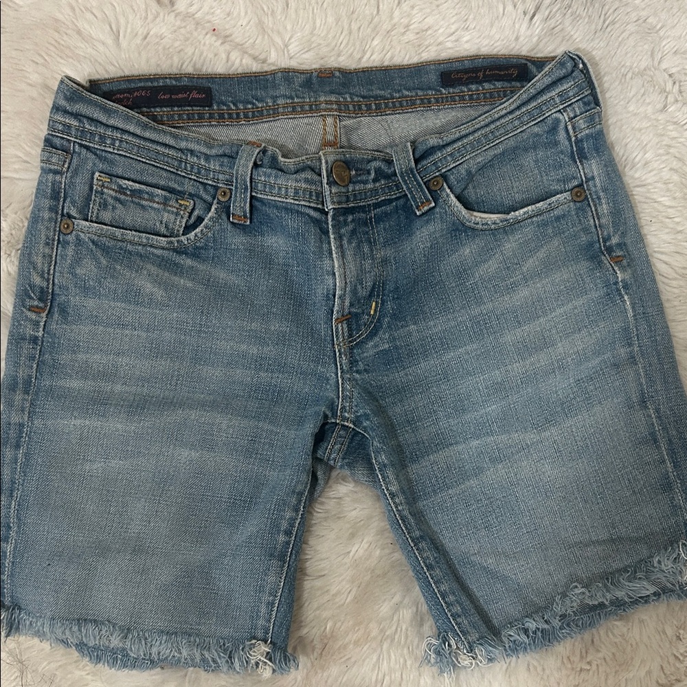 Citizens Of Humanity Light Blue Denim Shorts
